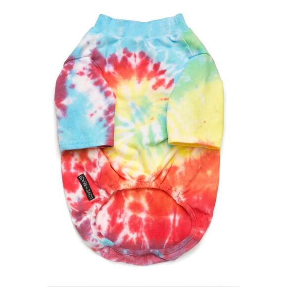Medium NWT Love Thy Beast Tie Dye Rainbow Pet Dog Clothes pine piece - Picture 4 of 10